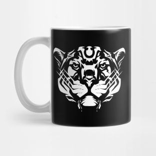 white tiger t-shirt Mug